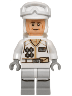 Hoth Rebel Trooper White Uniform (Cheek Lines)
