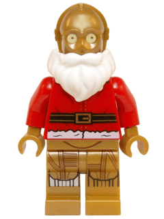 LEGO Santa C-3PO (sw0680) Star Wars Minifigure