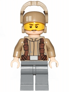 Resistance Trooper - Dark Tan Jacket, Frown, Furrowed Eyebrows
