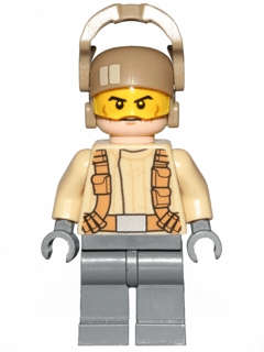 Resistance Trooper - Tan Jacket, Frown, Cheek Lines