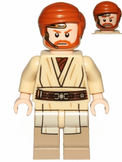 LEGO Obi-Wan Kenobi (Headset) (sw0704) Star Wars Minifigure