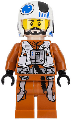 LEGO Resistance Pilot X-wing (Temmin 'Snap' Wexley) (sw0705) Star Wars Minifigure