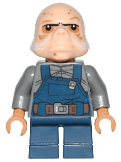 Ugnaught - Dark Blue Overalls and Short Legs