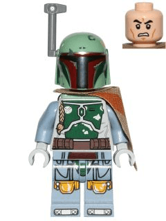 Boba Fett - Pauldron Cloth with Dark Orange Stripe Pattern