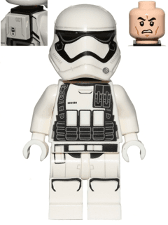 LEGO First Order Heavy Assault Stormtrooper (Rounded Mouth Pattern) (sw0722) Star Wars Minifigure