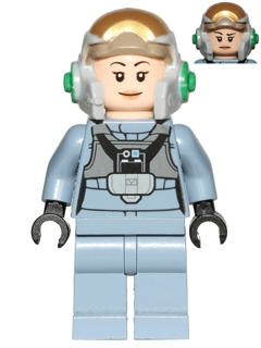 LEGO Rebel Pilot A-wing (Open Helmet Female) (sw0743) Star Wars Minifigure