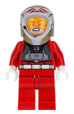 LEGO Rebel Pilot A-wing (Open Helmet) (sw0757) Star Wars Minifigure