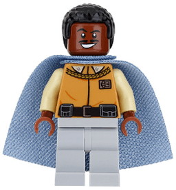 Lando Calrissian - General Insignia (Light Bluish Gray Legs)