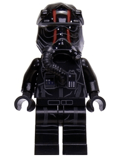 LEGO First Order TIE Pilot Two Red Stripes on Helmet (sw0860) Star Wars Minifigure