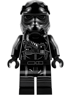 LEGO First Order TIE Pilot Three White Lines on Helmet (sw0902) Star Wars Minifigure