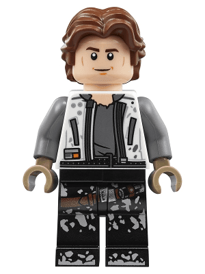 Han Solo, White Jacket, Black Legs with Dirt Stains