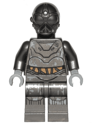 LEGO RA-7 Protocol Droid (Pearl Dark Gray) (sw0938) Star Wars Minifigure