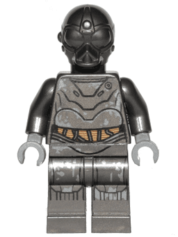 LEGO RA-7 Protocol Droid (Pearl Dark Gray) (sw0938) minifigure