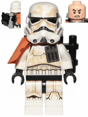 LEGO Sandtrooper Squad Leader (Captain) (sw0961) Star Wars Minifigure