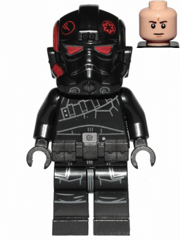 LEGO Inferno Squad Agent with Utility Belt (Frown) (sw0986) minifigure