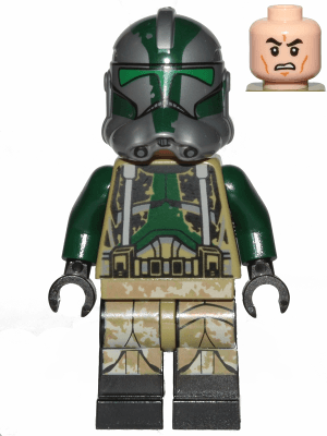 LEGO Clone Trooper Commander Gree 41st Elite Corps (Phase 2) (sw1003) Star Wars Minifigure