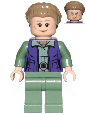 LEGO General Leia (Dark Tan Turtleneck Detailed Vest) (sw1011) Star Wars Minifigure