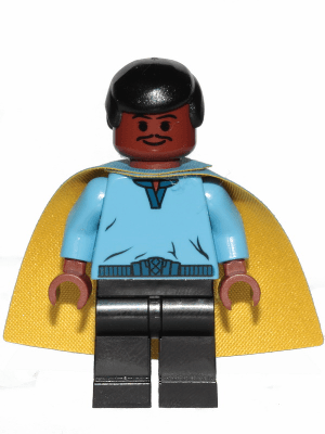 LEGO Lando Calrissian Cloud City Outfit (20th Anniversary Torso) (sw1027) Star Wars Minifigure
