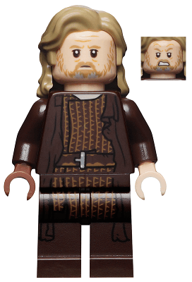 LEGO Luke Skywalker Old (Dark Brown Robe) (sw1039) Star Wars Minifigure