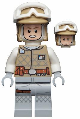 LEGO Luke Skywalker (Hoth Balaclava Head) (sw1143) Star Wars Minifigure