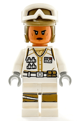 LEGO Hoth Rebel Trooper White Uniform Female (sw1188) Star Wars Minifigure