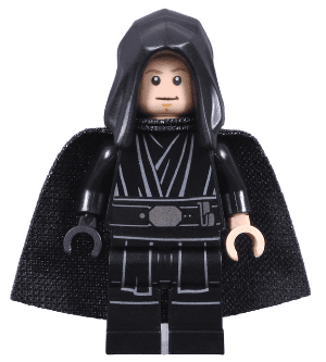LEGO Luke Skywalker Jedi Master (Black Hood and Cape) (sw1191) Star Wars Minifigure