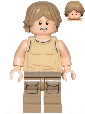 LEGO Luke Skywalker (Dagobah Tan Tank Top) (sw1199) Star Wars Minifigure