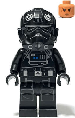Imperial TIE Fighter / Interceptor Pilot - Female, Nougat Head
