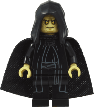 Emperor Palpatine - Spongy Cape, Hood Basic, Yellow Eyes