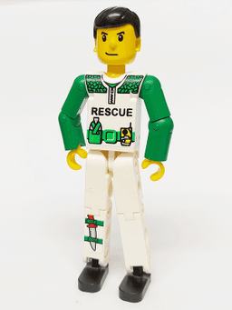 LEGO Technic Figure White Legs (tech022s) minifigure
