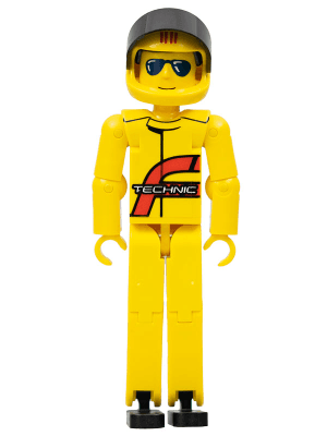 LEGO Technic Figure Yellow Legs Yellow Top (tech032a) LEGO Minifigure