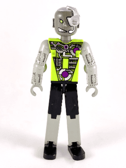 LEGO Technic Figure Cyber Person Lime Torso Mechanical Arms Cyborg Eyepiece (tech035) minifigure