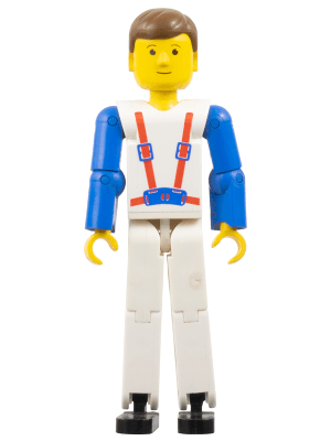 LEGO Technic Figure White Legs (tech041) LEGO Minifigure