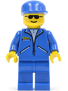 LEGO Jacket Blue (tel004) Town / City Minifigure