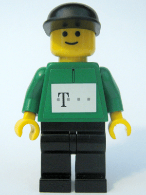 German Telekom Racing Cyclist Green - with Torso Stickers