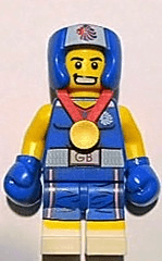 LEGO Brawny Boxer Team GB (Minifigure Only without Stand and Accessories) (tgb001) minifigure