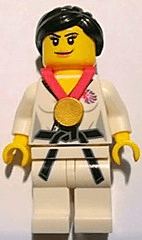 LEGO Judo Fighter Team GB (Minifigure Only without Stand and Accessories) (tgb004) Collectible Minifigures Minifigure