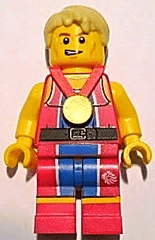 LEGO Wondrous Weightlifter Team GB (Minifigure Only without Stand and Accessories) (tgb007) minifigure