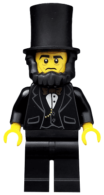 LEGO Abraham Lincoln The LEGO Movie (Minifigure Only without Stand and Accessorie (tlm005) Collectible Minifigures Minifigure