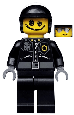 LEGO Scribble-Face Bad Cop The LEGO Movie (Minifigure Only without Stand and Acce (tlm007) Collectible Minifigures Minifigure