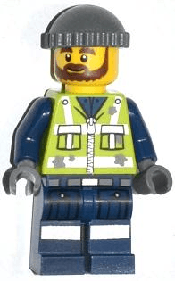 LEGO Garbage Man Grant (tlm050) minifigure