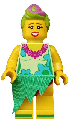 LEGO Hula Lula The LEGO Movie 2 (Minifigure Only without Stand and Accessories) (tlm154) Collectible Minifigures Minifigure