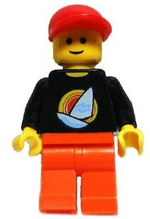 LEGO LEGO Brand Store Male Sailboat and Sun (tls003) Promotional Minifigure