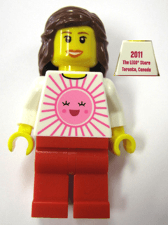 LEGO LEGO Brand Store Female Pink Sun (tls011) Promotional Minifigure