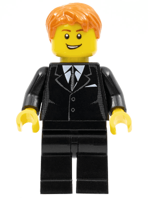 LEGO LEGO Brand Store Male Dark Orange Hair (tls021) Promotional Minifigure