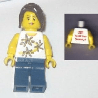 LEGO LEGO Brand Store Female Yellow Flowers (tls022) Promotional Minifigure