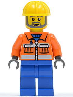 LEGO LEGO Brand Store Male Construction Worker (tls035) minifigure