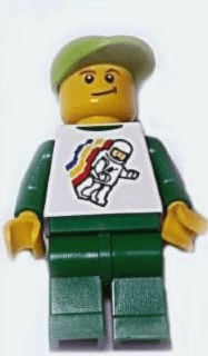 LEGO LEGO Brand Store Male Classic Space Minifigure Floating (tls062) Promotional Minifigure