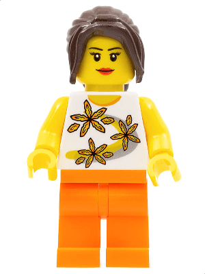 LEGO LEGO Brand Store Female Yellow Flowers (tls069) Promotional Minifigure