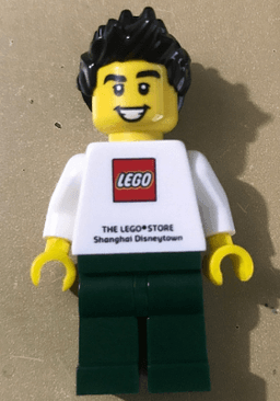 LEGO LEGO Brand Store Male THE LEGO STORE Shanghai Disneytown 1st Anniversary (tls093) minifigure